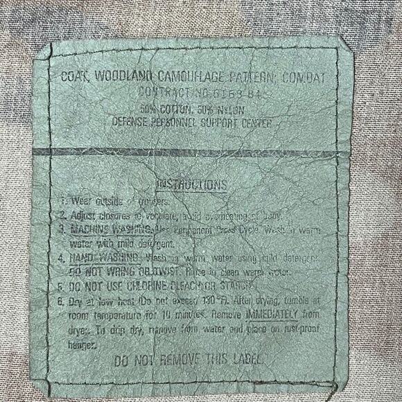 Military Surplus USMC Uniform Shirt Adult Small Woodland Camouflage LARP Shacket - Picture 14 of 15